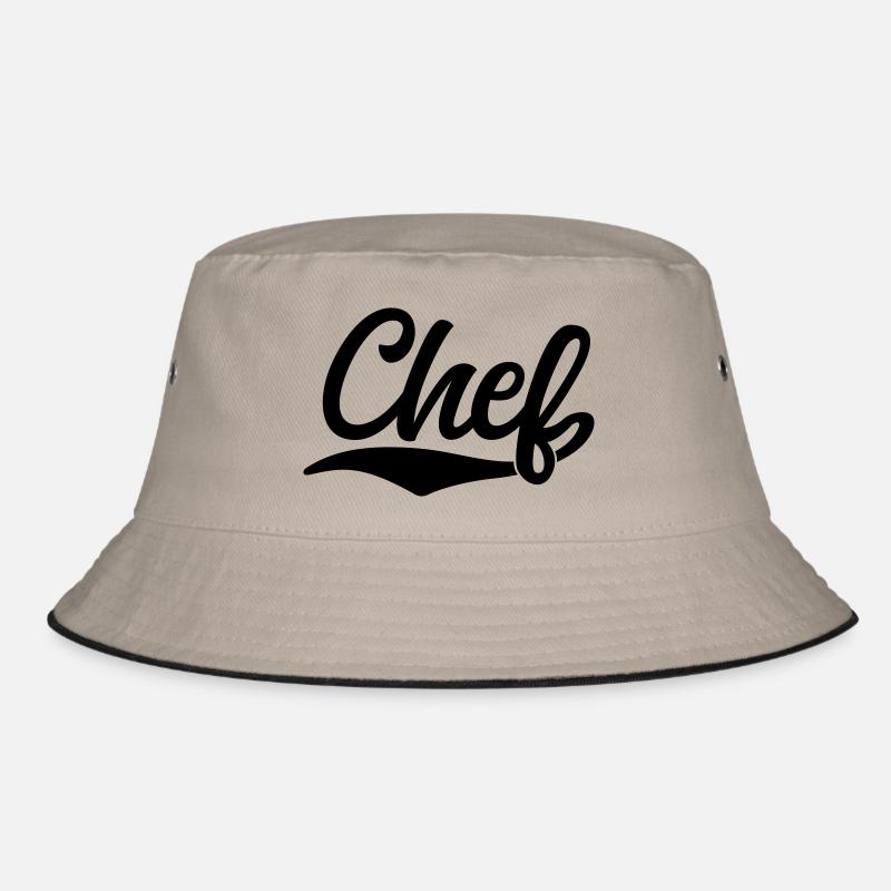 Chef - Bucket Hat - Khaki/Schwarz