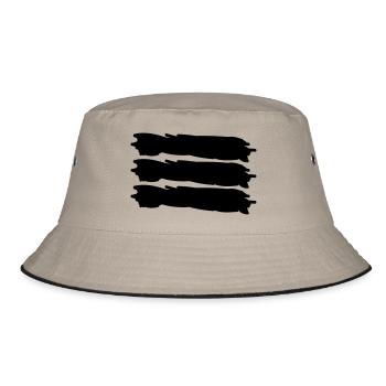 deutschland - Bucket Hat - Khaki/Schwarz - Vorne