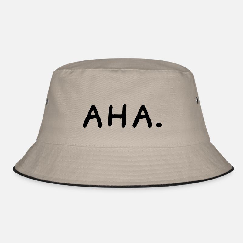 Aha - Bucket Hat - Khaki/Schwarz