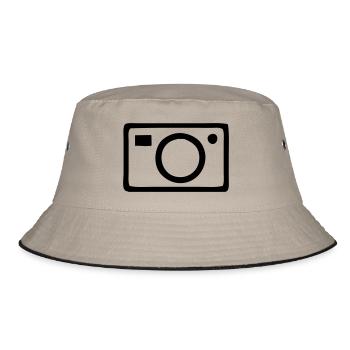 Camera - Bucket Hat - khaki/black - Front