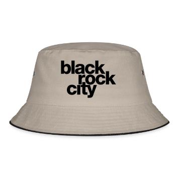 Black Rock City - Bucket Hat - Khaki/Schwarz - Vorne