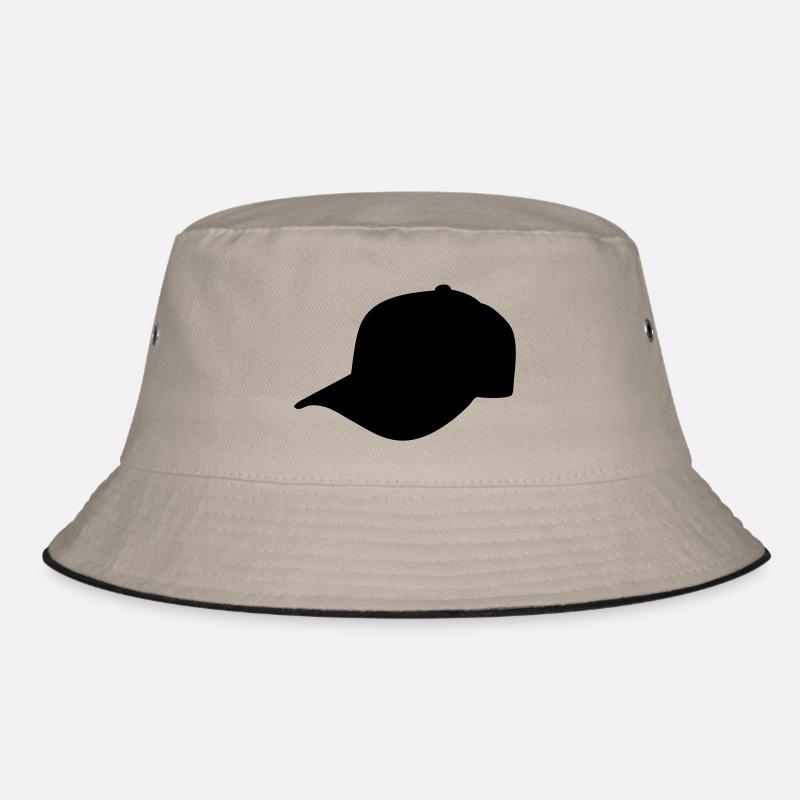 casquette - Bob - kaki/noir
