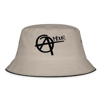 Anarchy - Amour - Bucket Hat - khaki/black - Front