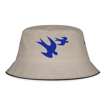 oiseau bleu - Bob - kaki/noir - Devant
