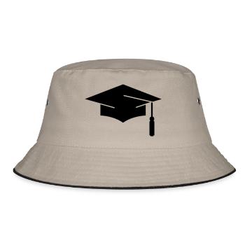 graduation - Bucket Hat - khaki/black - Front