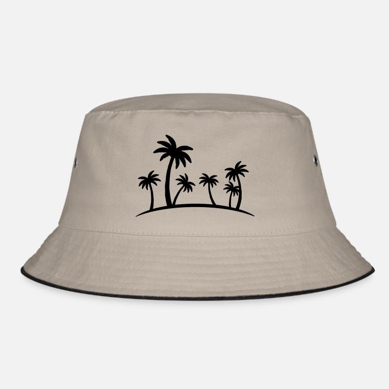 beach palm Bucket Hat