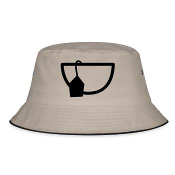 Tea - Bucket Hat - khaki/black - Front