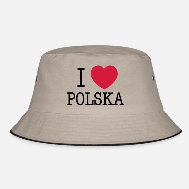 I LOVE POLAND Bucket Hat