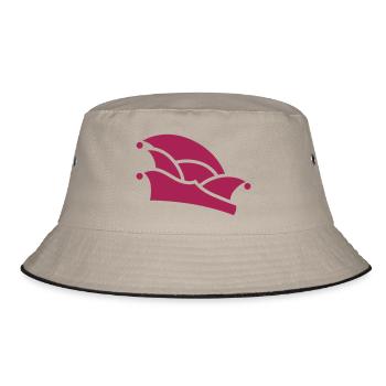 Fool's cap - Bucket Hat - khaki/black - Front