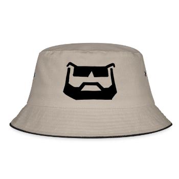 bart brille - Bucket Hat - khaki/black - Front