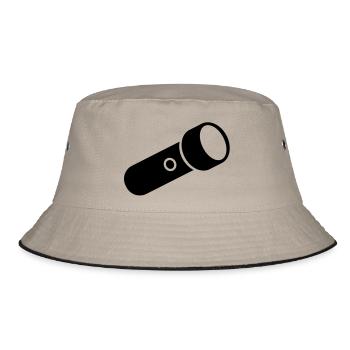 Flashlight - Bucket Hat - khaki/black - Front