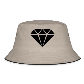 diamond shine bright like a diamond - Bucket Hat - khaki/black - Front