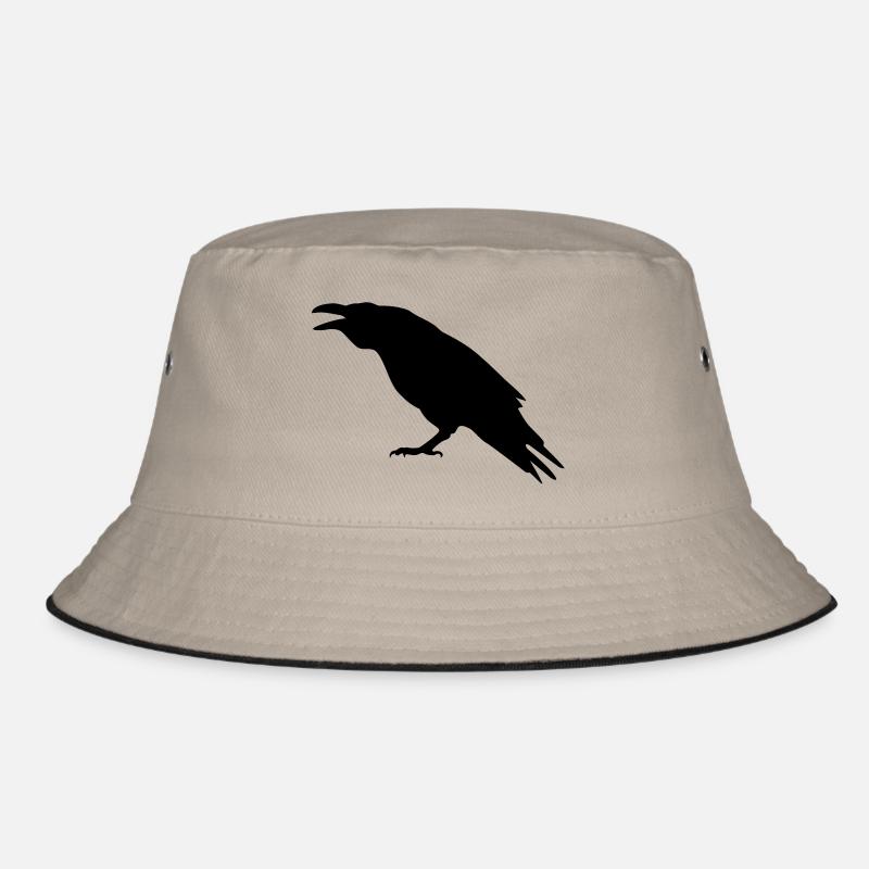 Rabe - Bucket Hat - Khaki/Schwarz