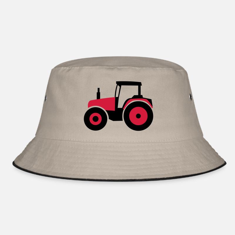Traktor | Tractor - Bucket Hat - Khaki/Schwarz