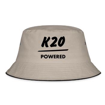 JDM T Engine powered K20 | T-shirts JDM - Bucket Hat - khaki/black - Front