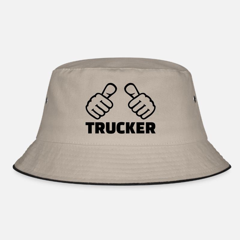 Trucker - Bob - kaki/noir