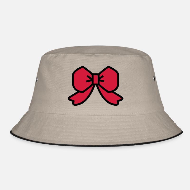 Schleife mit rotem Band Bucket Hat