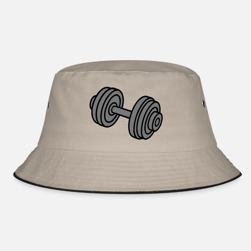 Hantel Gewichte Symbol Bucket Hat