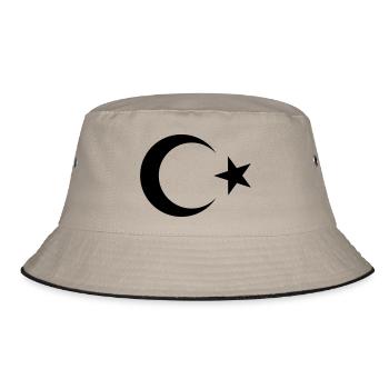 Turkey Türkei - Bucket Hat - Khaki/Schwarz - Vorne