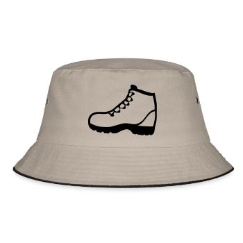 Hiking boots - Bucket Hat - khaki/black - Front
