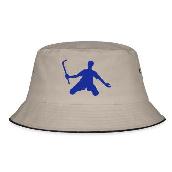 rink hockey silhouette player4 - Bob - kaki/noir - Devant