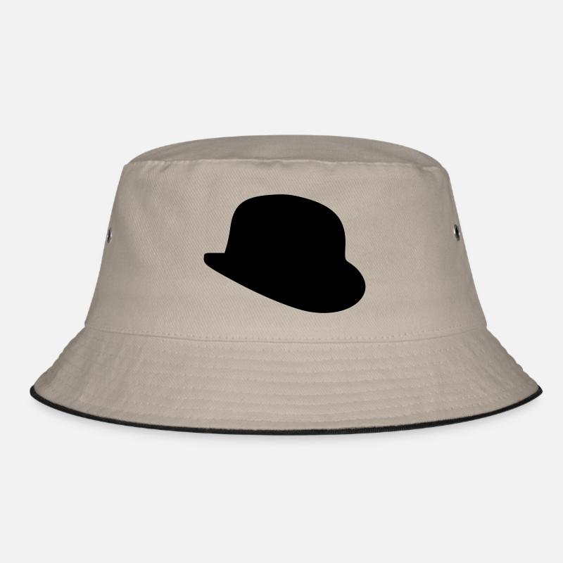 Hut - Bucket Hat - Khaki/Schwarz