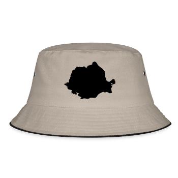 Romania - Bucket Hat - Khaki/Schwarz - Vorne