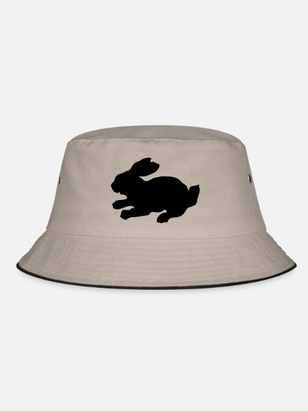 Hase - Bucket Hat - Khaki/Schwarz