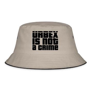 Urbex is not a crime - Bucket Hat - khaki/black - Front