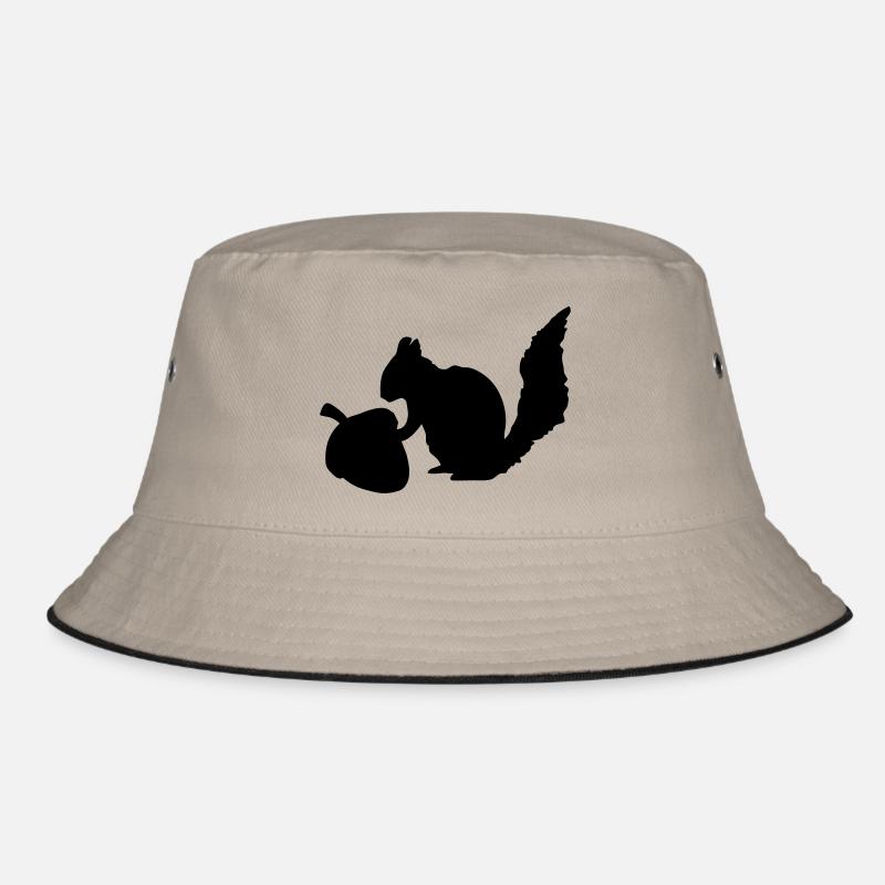 Eichhörnchen Nuss Bucket Hat