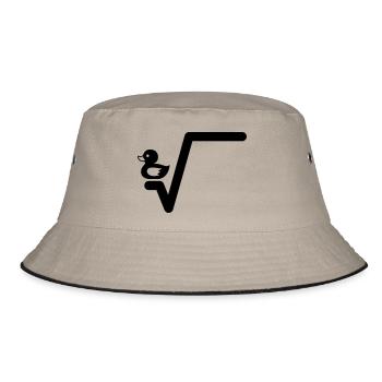 Ente Wurzel - Bucket Hat - khaki/black - Front