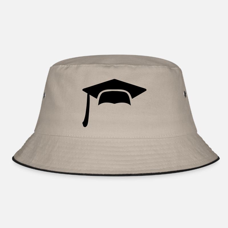 Hat diploma icon 7062 Bucket Hat