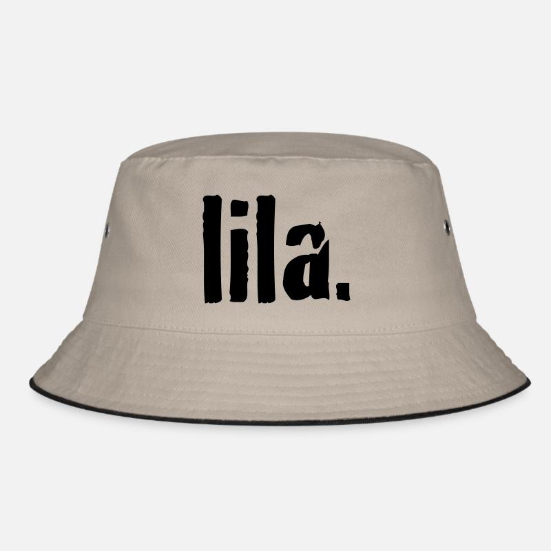 lila Bucket Hat