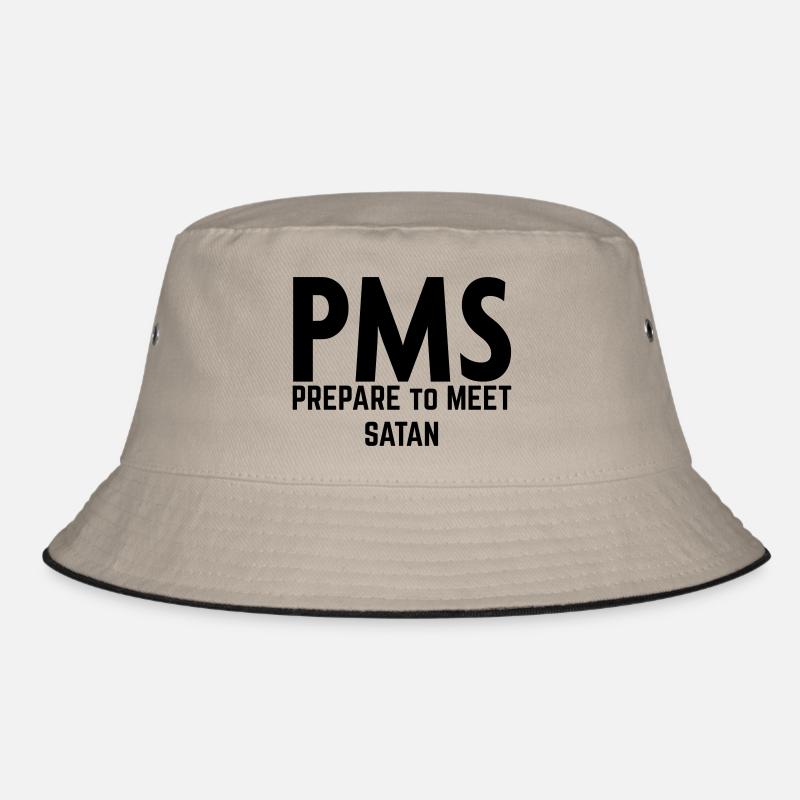 PMS - Bucket Hat - Khaki/Schwarz