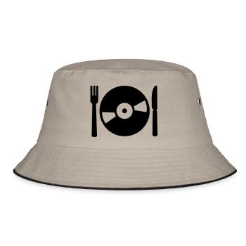Vinyl - Bucket Hat - khaki/black - Front