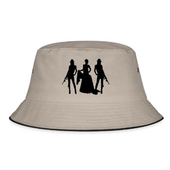 bridal security - Bucket Hat - khaki/black - Front