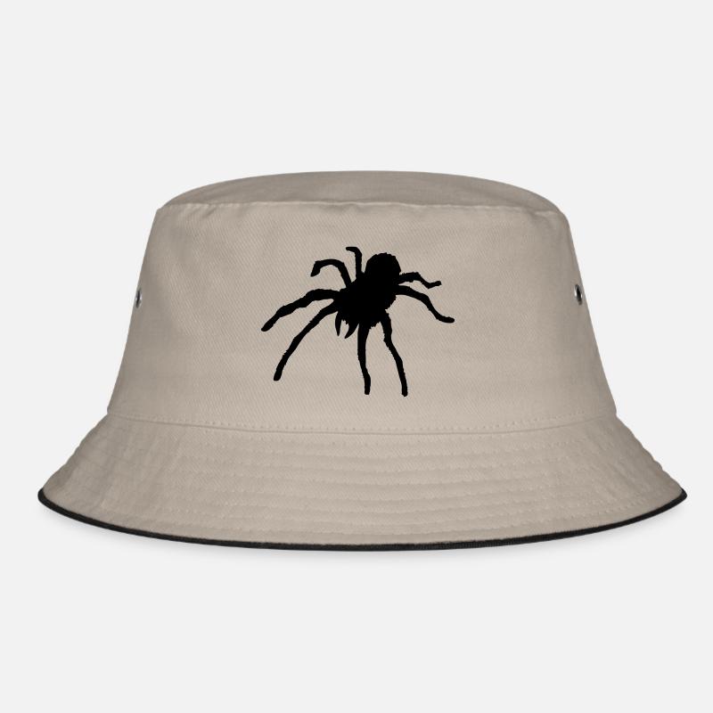 Tarantula Spider - Bucket Hat - Khaki/Schwarz