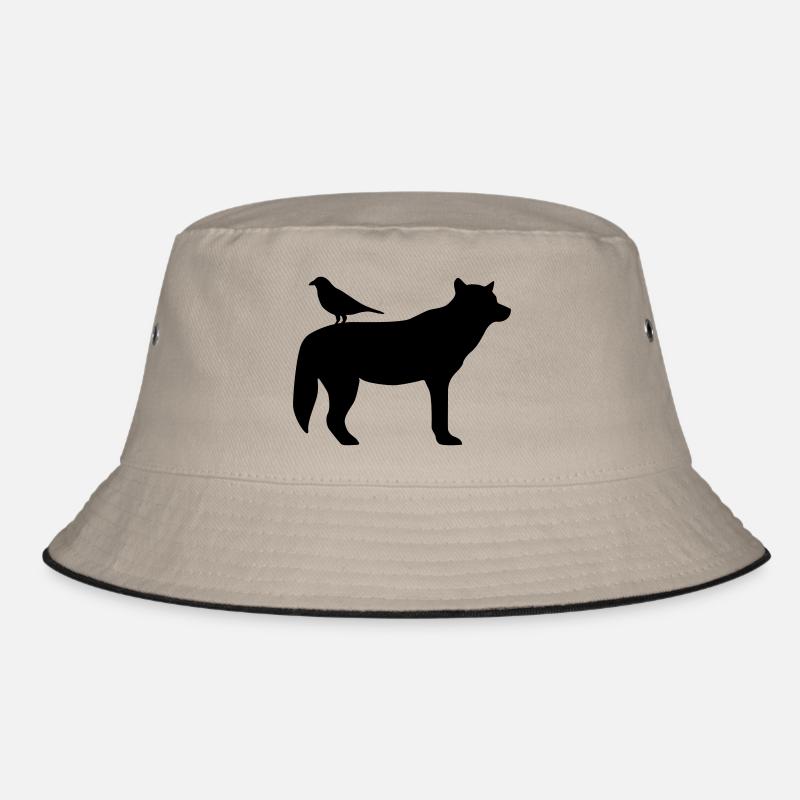 Wolf und Rabe Bucket Hat