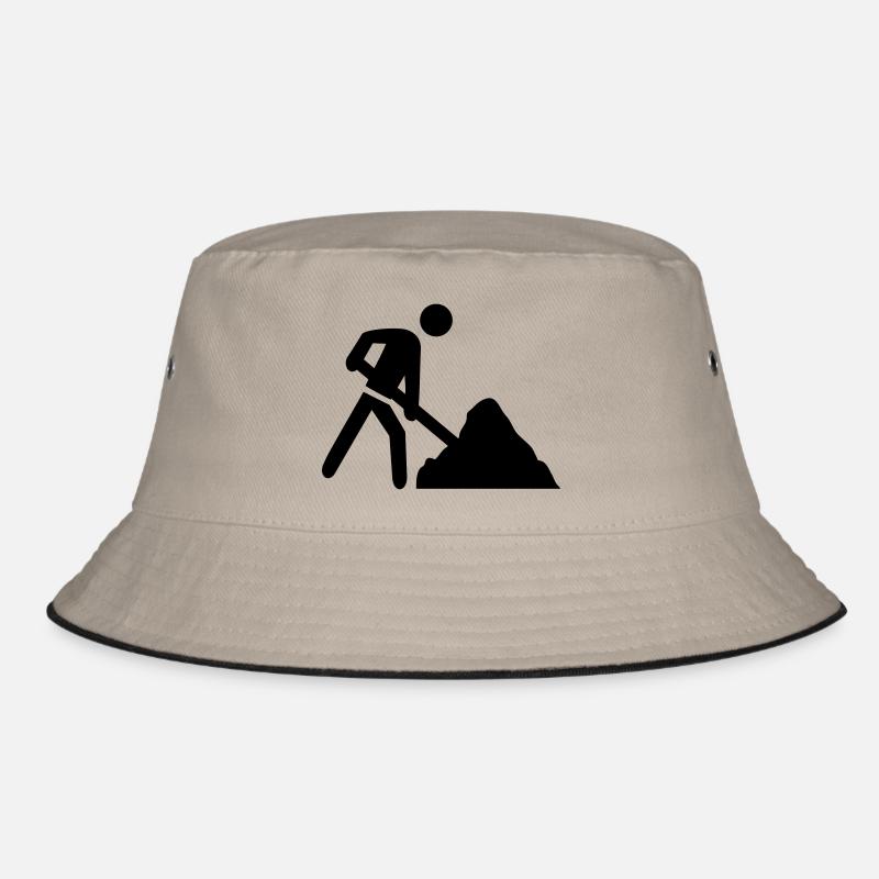 baustelle icon Bucket Hat