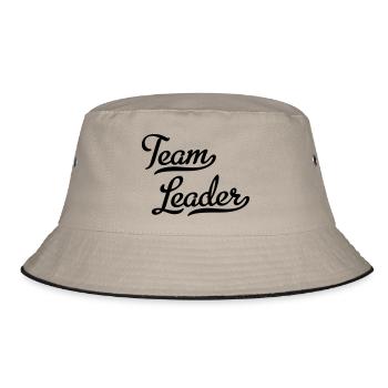 Team leader - Bucket Hat - khaki/black - Front