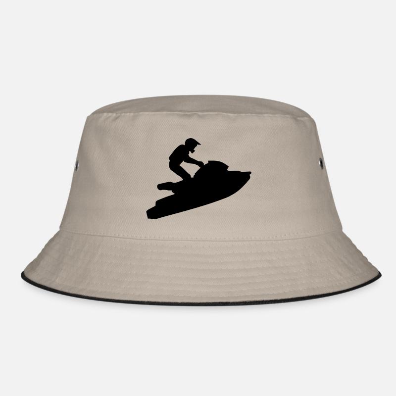 Jetski - Bucket Hat - Khaki/Schwarz