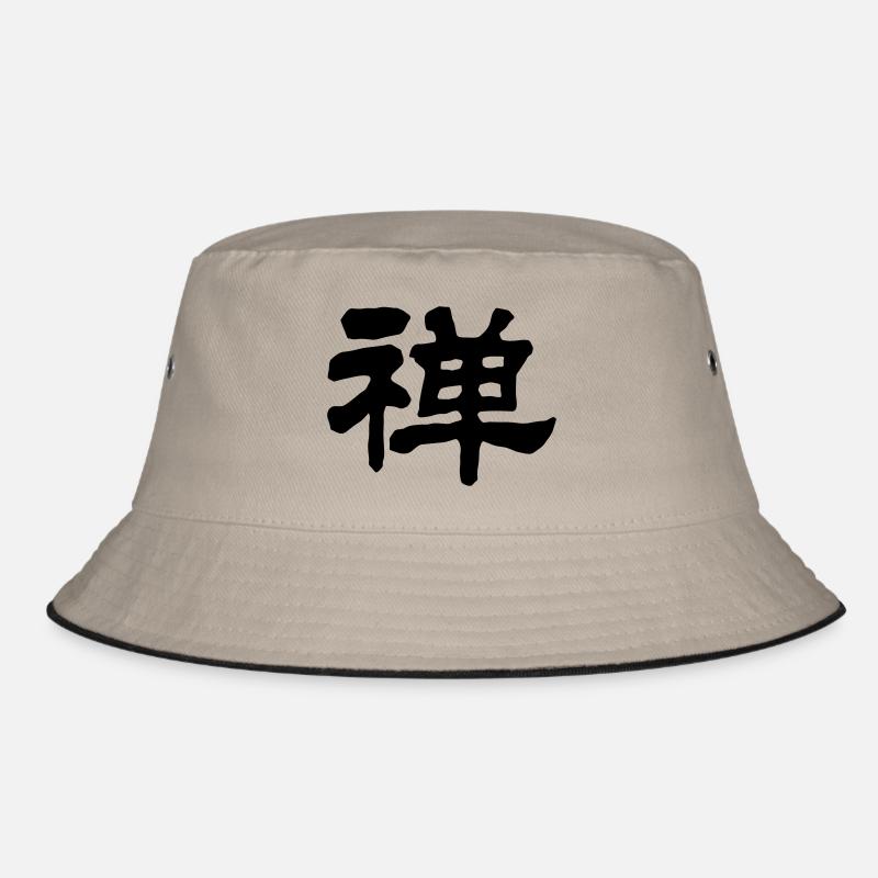 Chinese words: Zen Bucket Hat