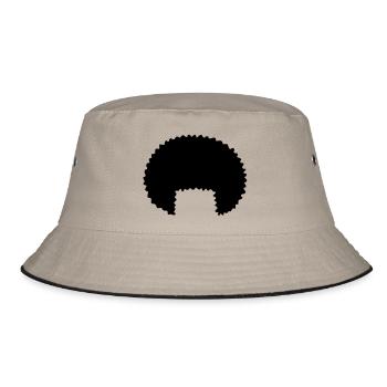 Afrolook - Bucket Hat - khaki/black - Front