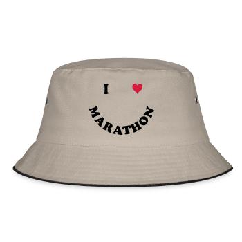 Marathon - Bucket Hat - khaki/black - Front