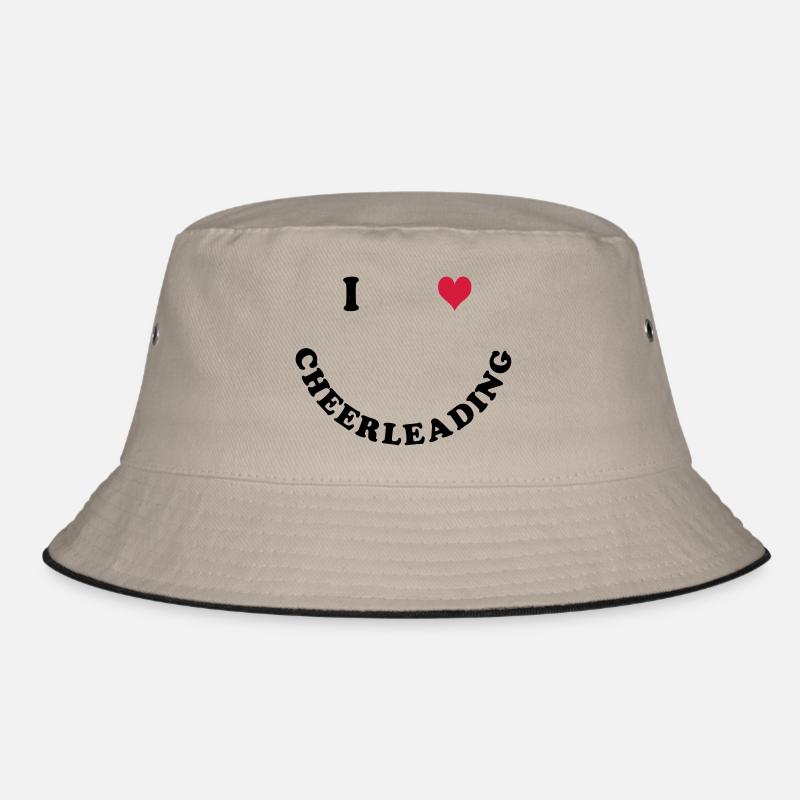 I love Cheerleading Bucket Hat