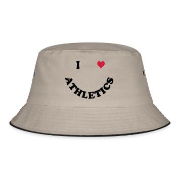 Athletics - Bucket Hat - khaki/black - Front