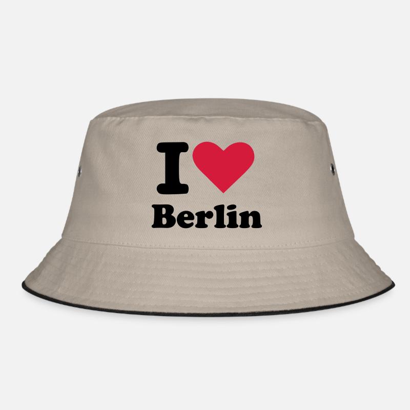 Berlin - Bucket Hat - Khaki/Schwarz