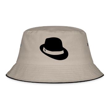 Gentleman - hat / has - Bucket Hat - khaki/black - Front