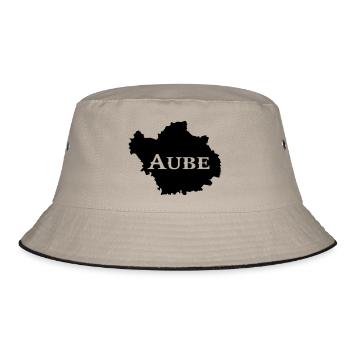 carte auboise département de l'Aube - Bob - kaki/noir - Devant