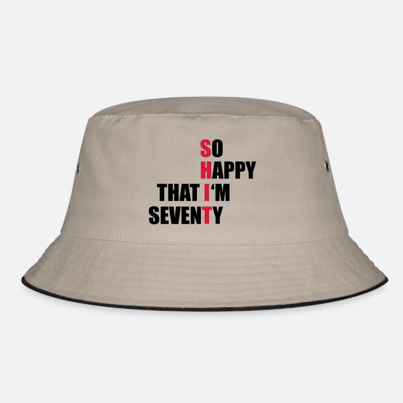 70th birthday Bucket Hat
